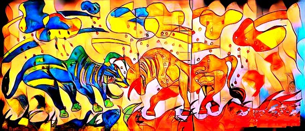 Bulls Fighting by Aashish sharma