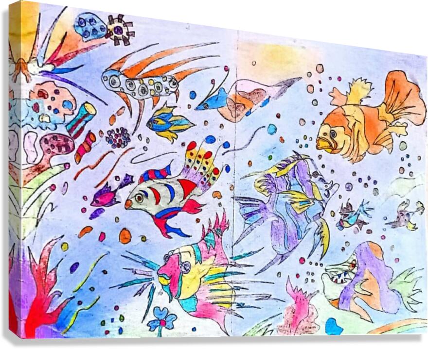 Fish life Canvas Print