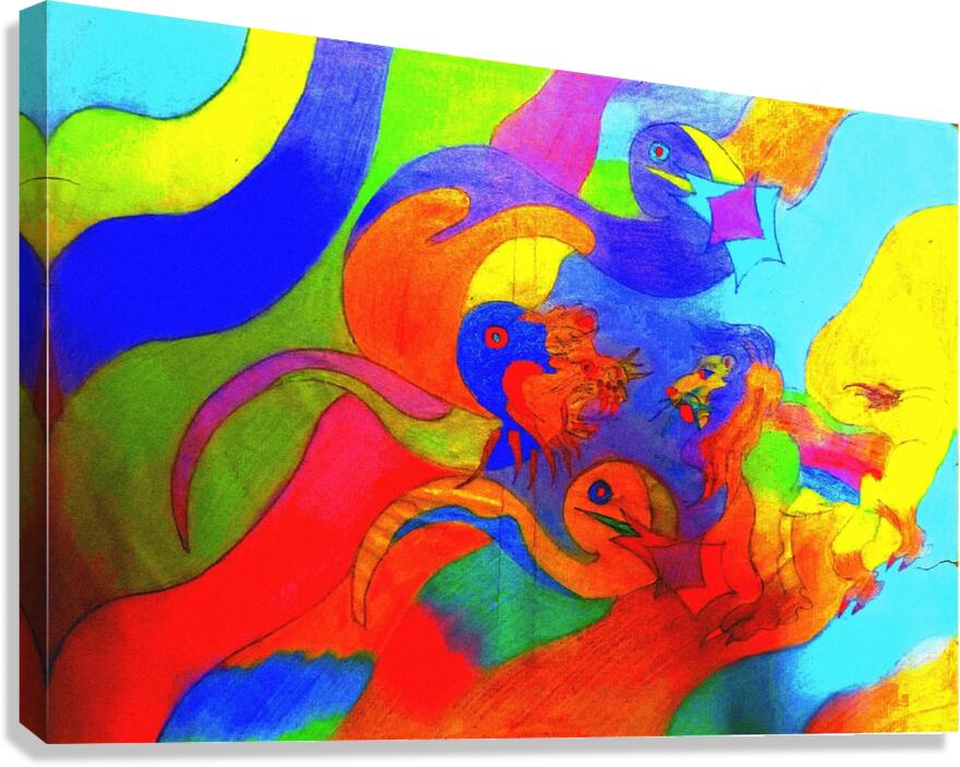Sky Lion Canvas Print