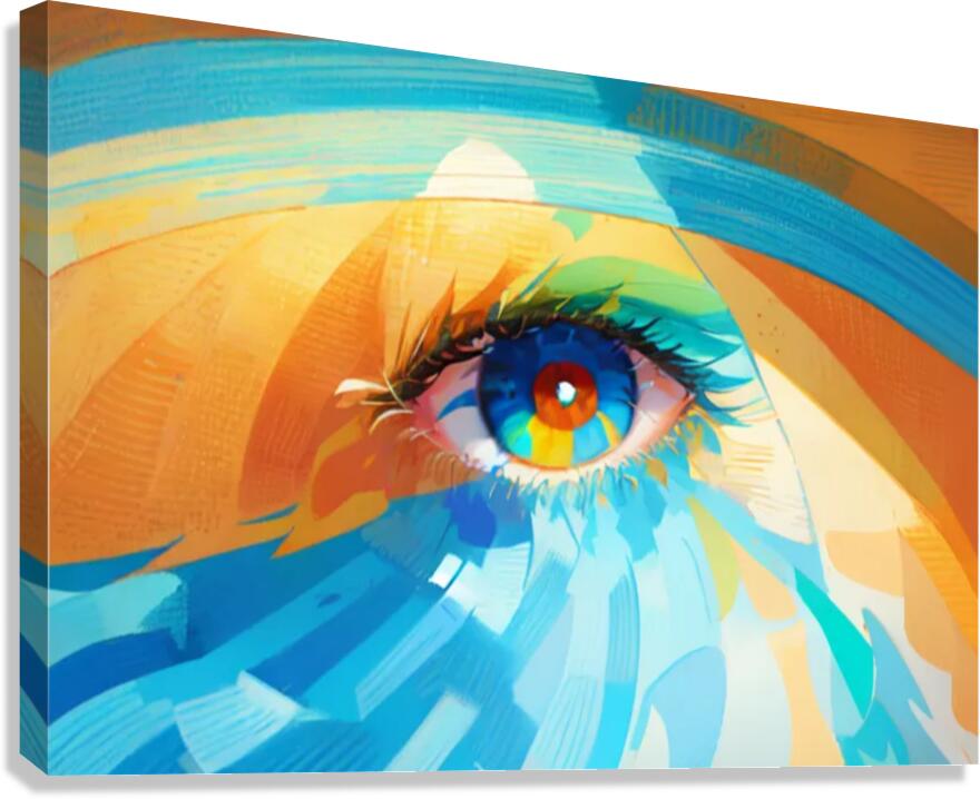 One eye Canvas Print