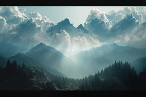 Light Over the Peaks