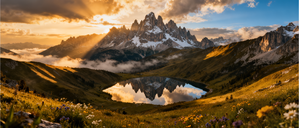 Crown of Light over the Mirror Lake