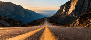 Horizon Line Through the Granite Canyon by MotivatePrints