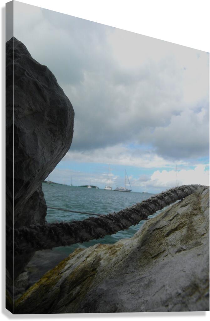 abandoned mooring Canvas Print