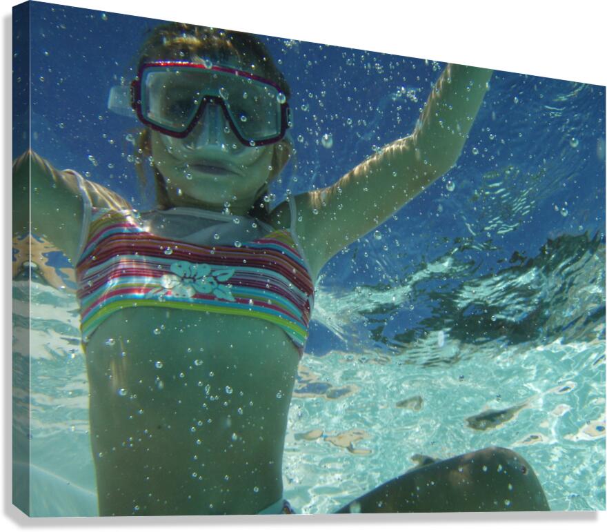 aquatic dance Canvas Print