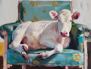 Calf on Couch