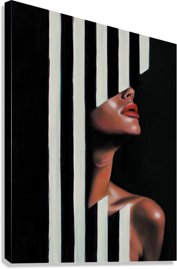 Shadow Adorn Canvas Print