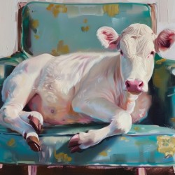 Calf on Couch