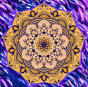 ArtXcl 1017 mandala gold