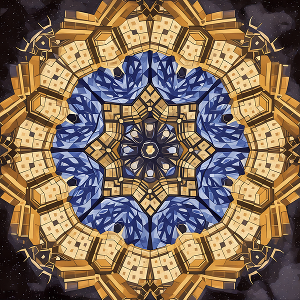 ArtXcl 1006 Mandala tiles Print