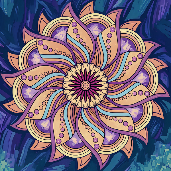 ArtXcl 1015 mandala Print