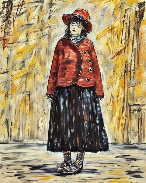 ArtXcl 051 fashion illustration Print