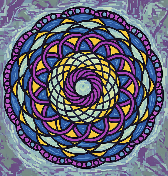 ArtXcl 1014 mandala Print