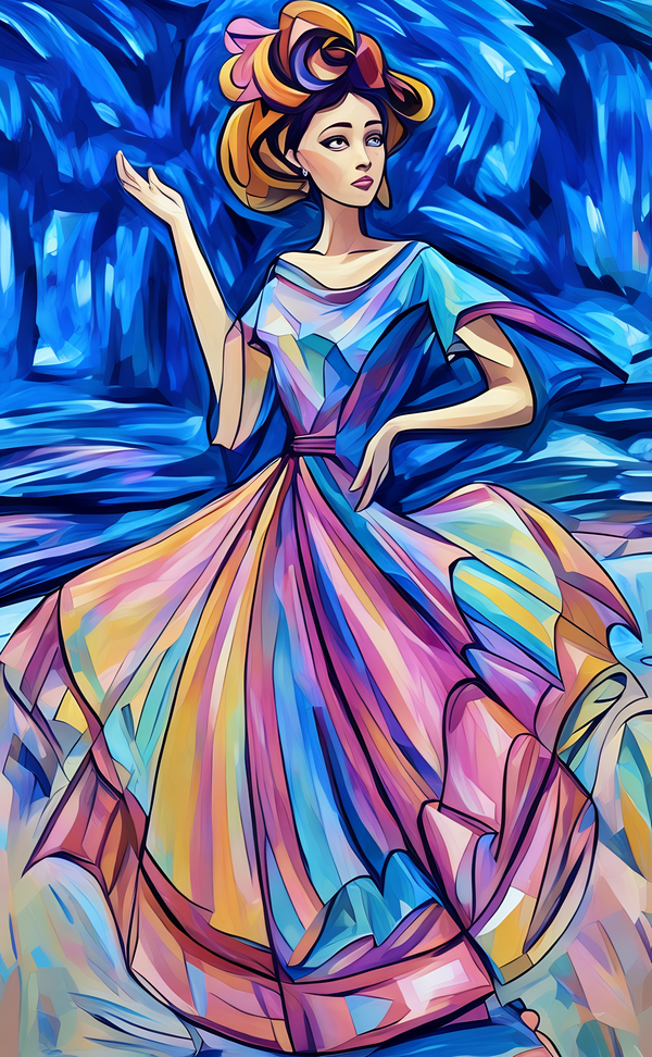 ArtXcl 039 Fashion Illustration Print