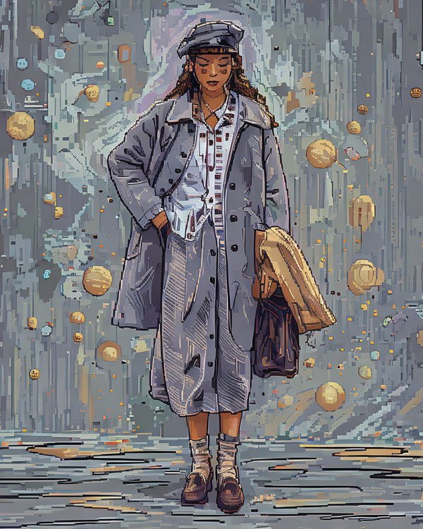 ArtXcl 055 fashion illustration Print