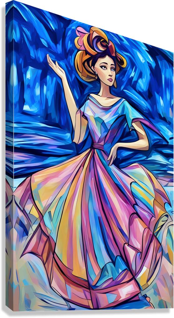 ArtXcl 039 Fashion Illustration Canvas Print