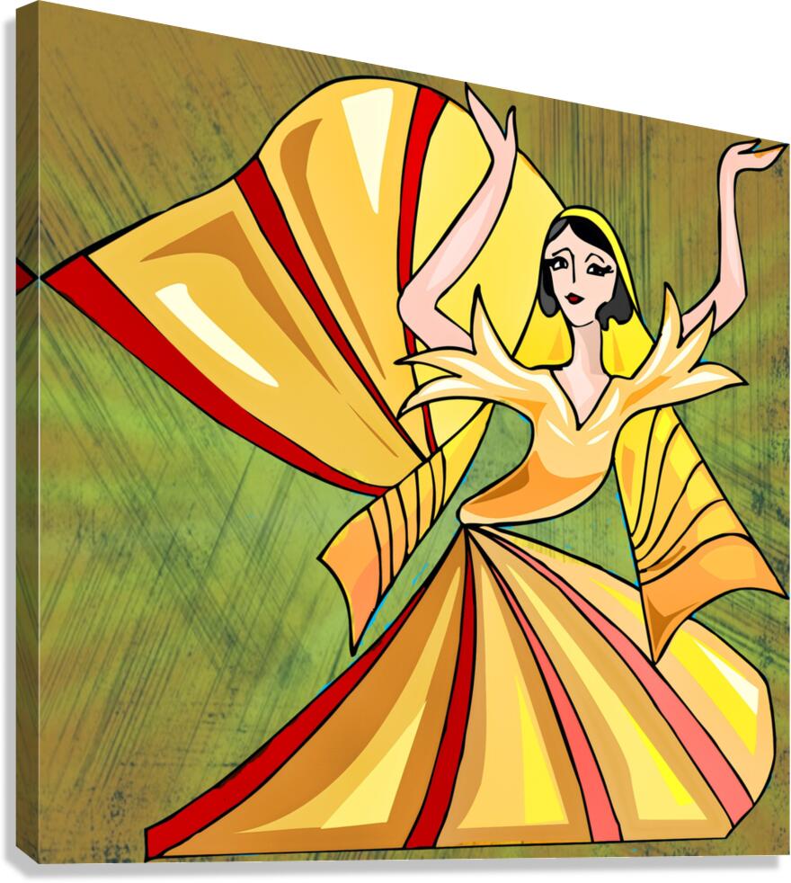 ArtXcl 061 Fashion Illustration Canvas Print