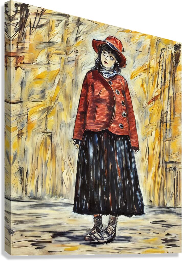 ArtXcl 051 fashion illustration Canvas Print