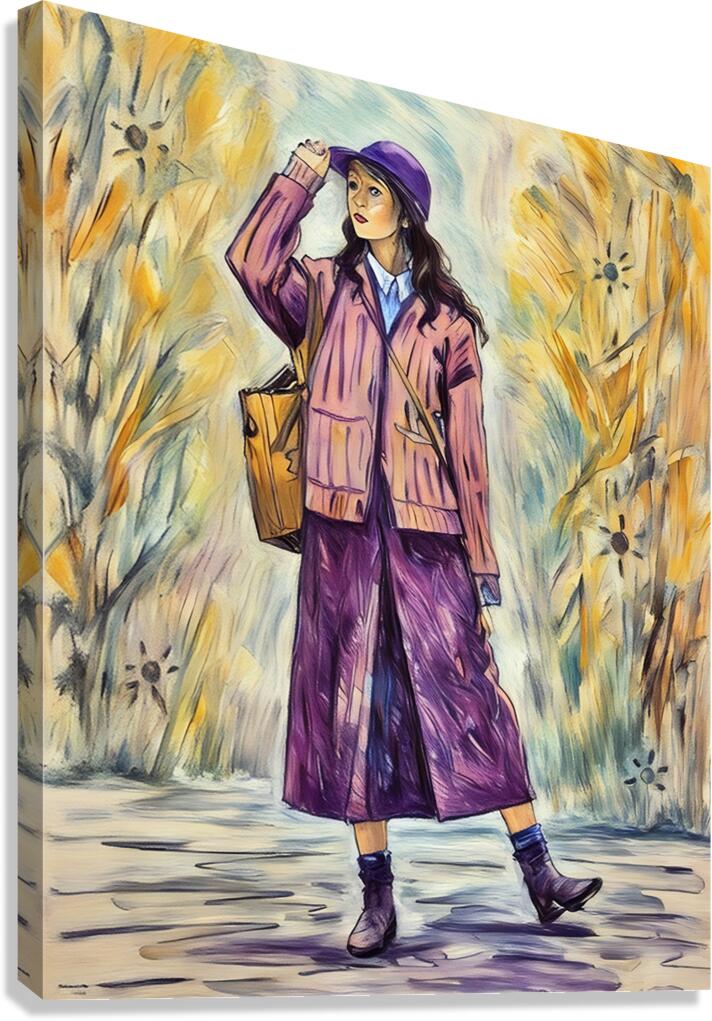 ArtXcl 052 fashion illustration Canvas Print