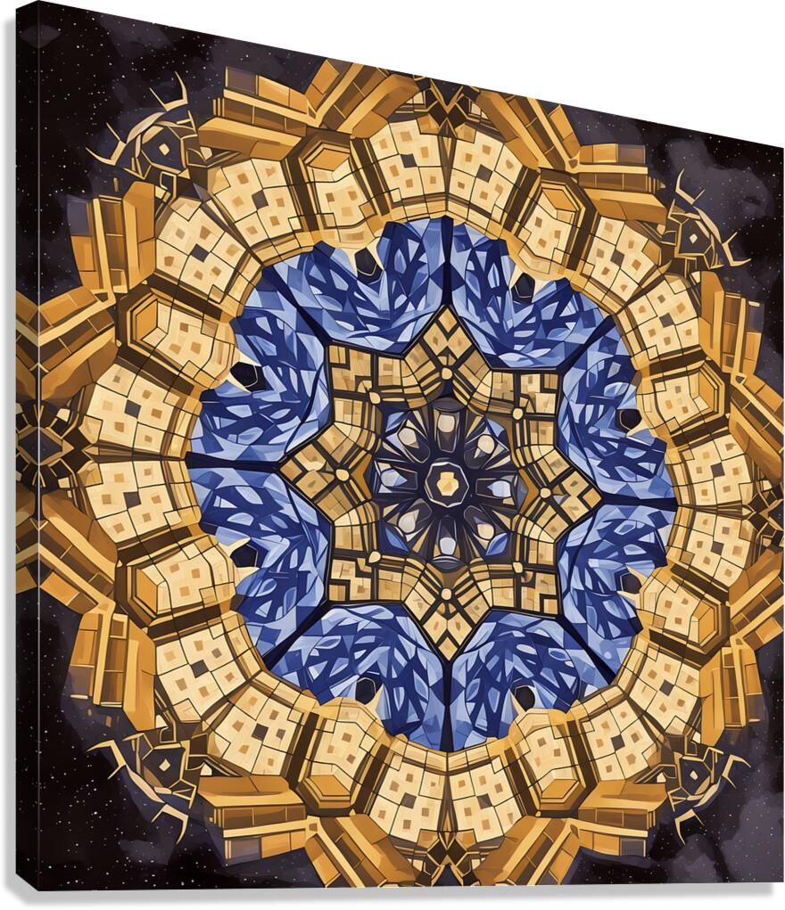 ArtXcl 1006 Mandala tiles Canvas Print