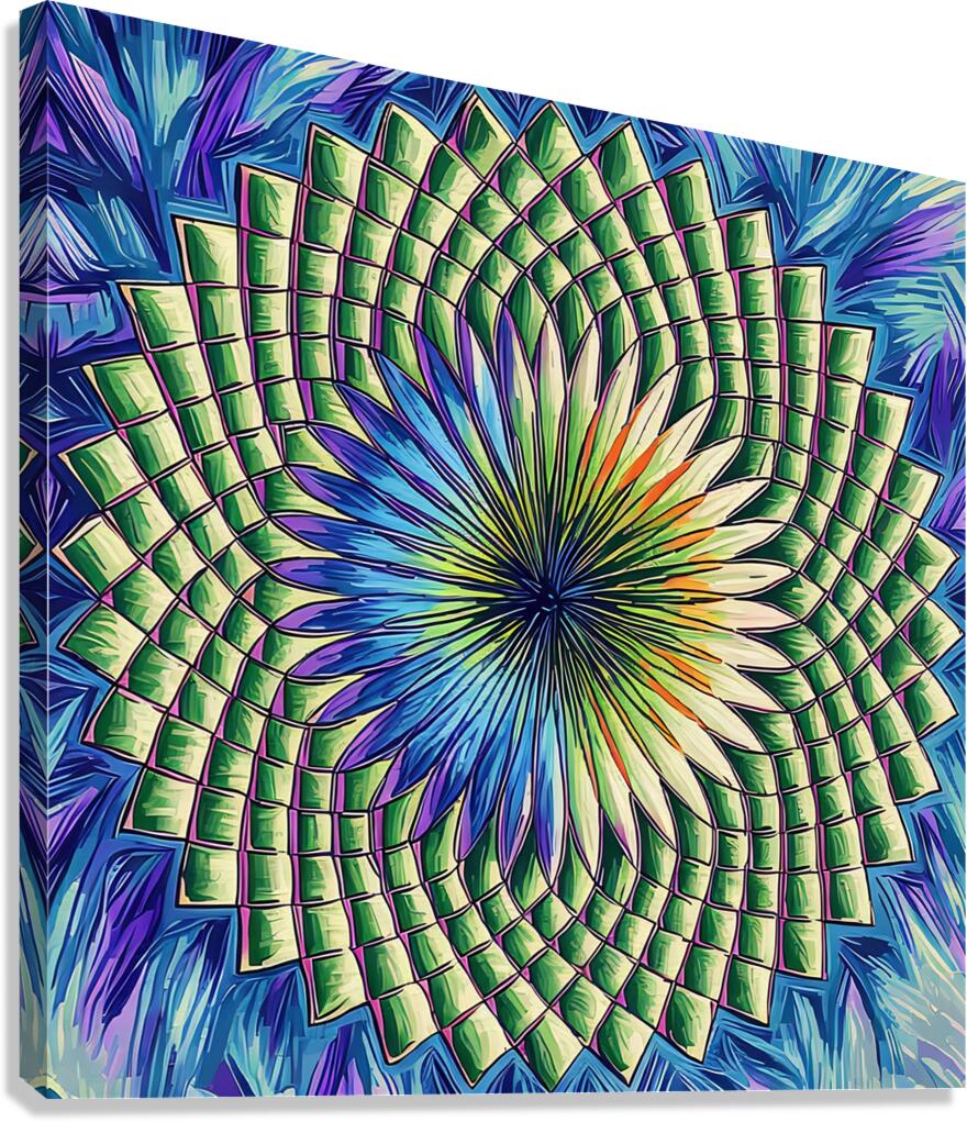 ArtXcl 1000 Mandala Canvas Print