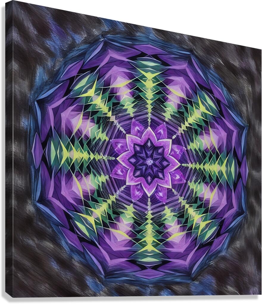 ArtXcl 1007 mandala radiating Canvas Print