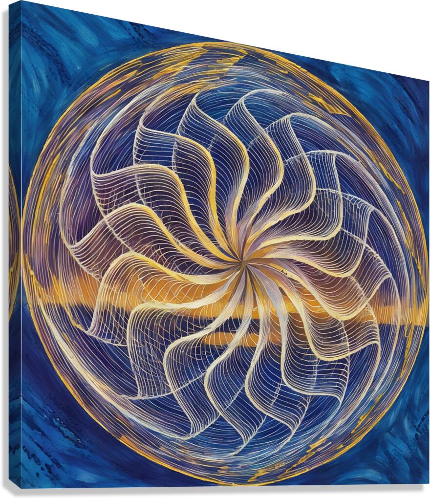 ArtXcl 1009 Mandala ornament Canvas Print