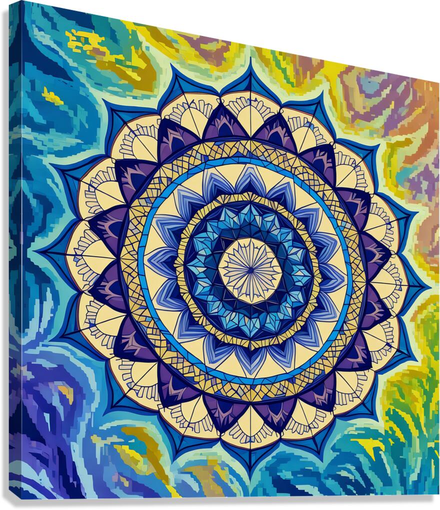 ArtXcl 1013 mandala Canvas Print
