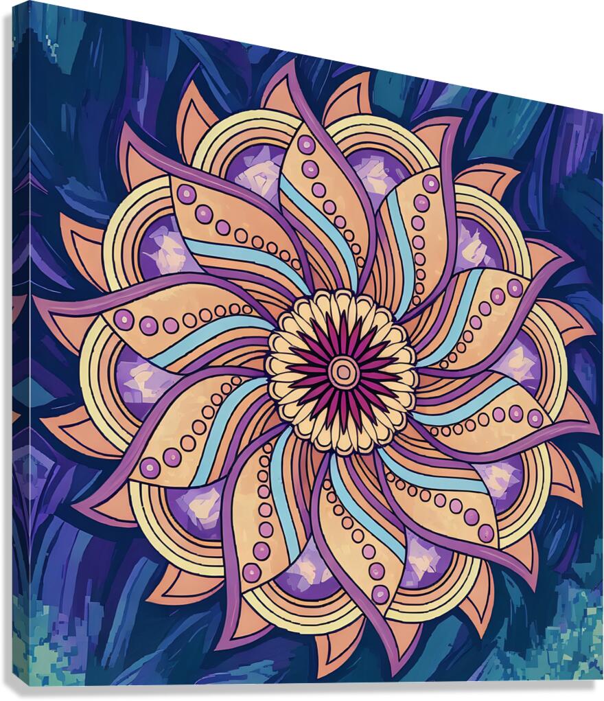 ArtXcl 1015 mandala Canvas Print
