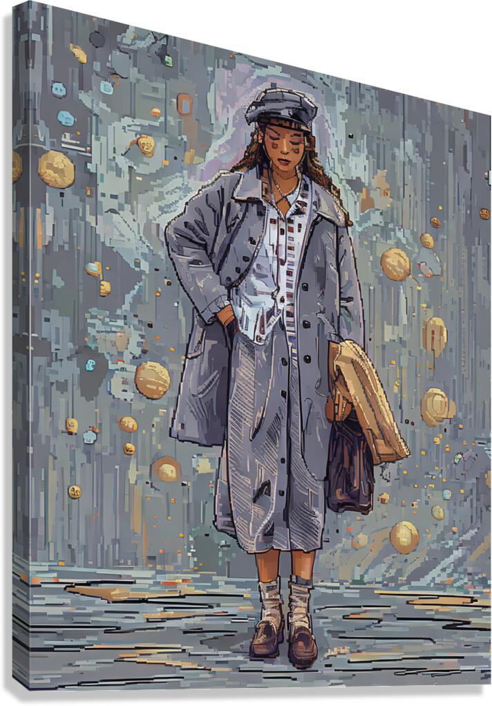 ArtXcl 055 fashion illustration Canvas Print