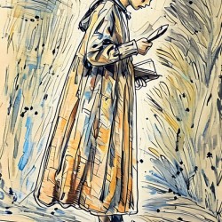 ArtXcl 054 girl with book