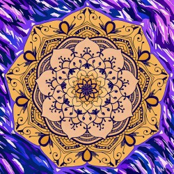ArtXcl 1017 mandala gold