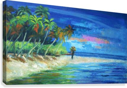 Beachside Exchange Canvas Print