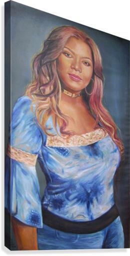 Queen Latifa Canvas Print