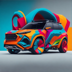 Pop art car design