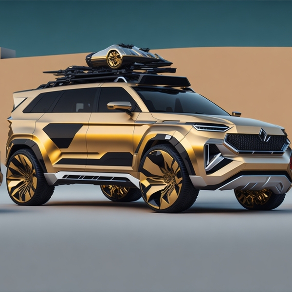 Futuristic SUV  Print