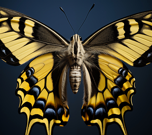 A Brushstroke of Nature Swallowtail Butterfly