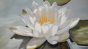 Tranquility in Bloom Digital Artwork