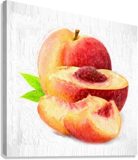 Peaches Canvas Print