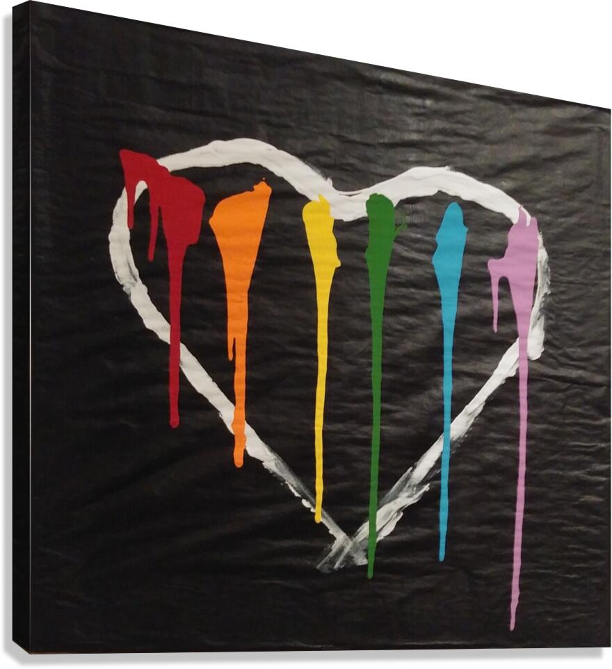 Crying Heart Canvas Print