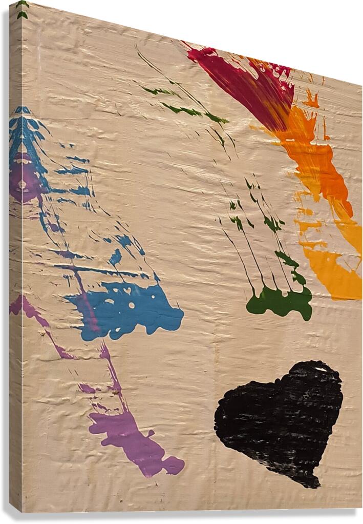firework hearts  Canvas Print