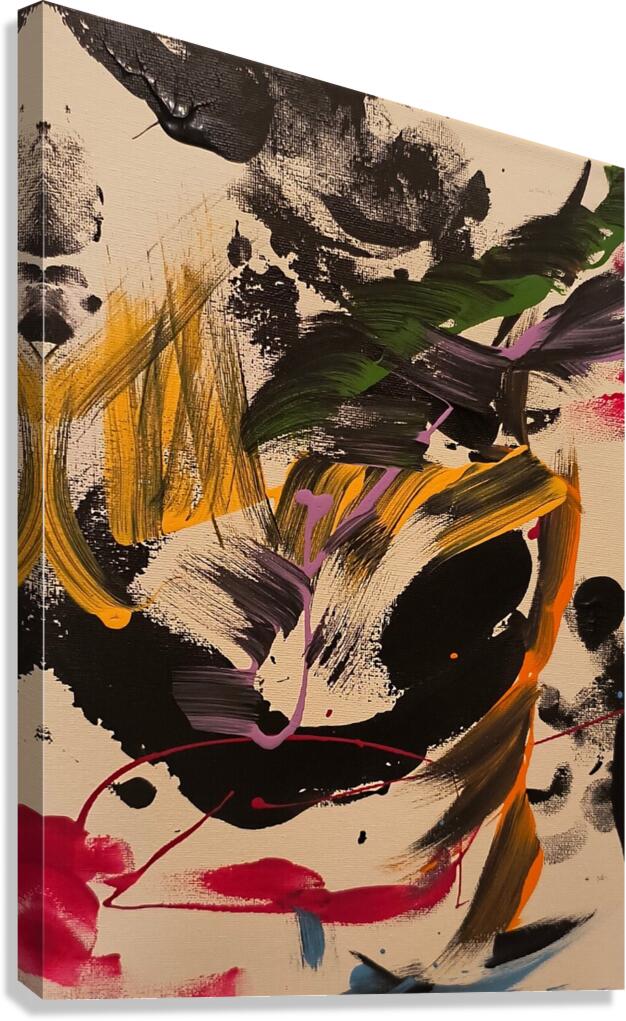 mind blown 1of3 Canvas Print