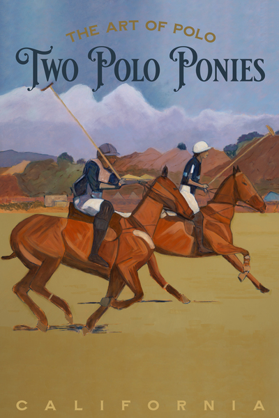 Two Polo Ponies  Print