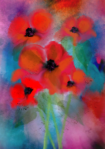 Vibrant Poppies 1