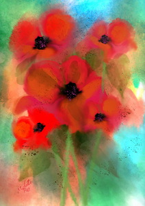 Vibrant Poppies  2 