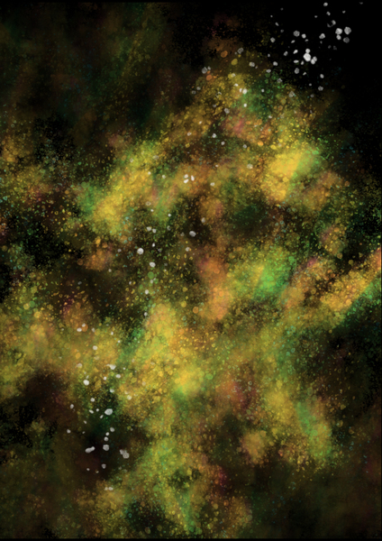 Abstract Galaxy Print