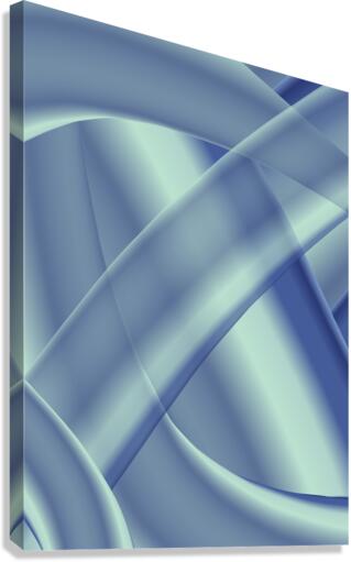Blue Abstract Canvas Print