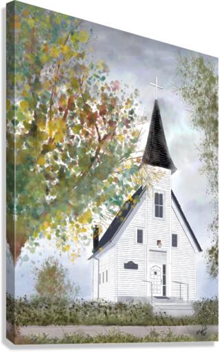 Historic Guardian Angels Catholic Church Canvas Print