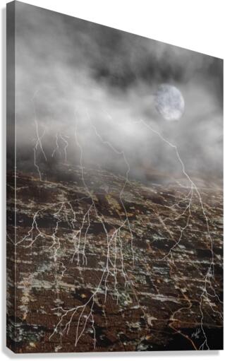 Lightning Over Alvarado Canvas Print