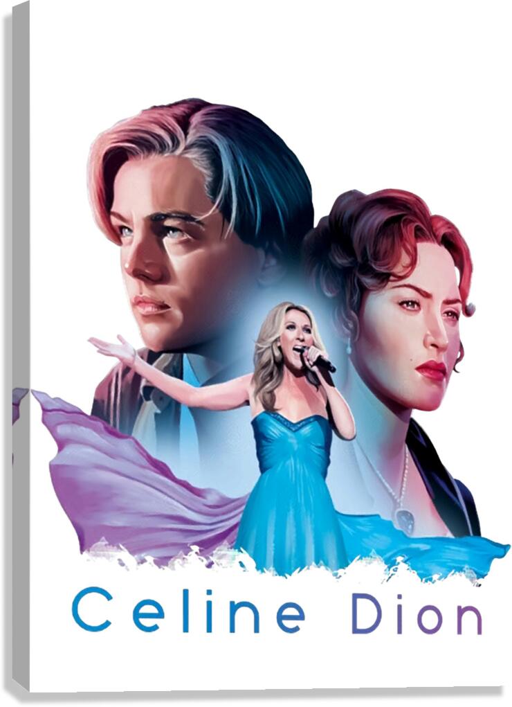 Celine Dion 13 Canvas Print